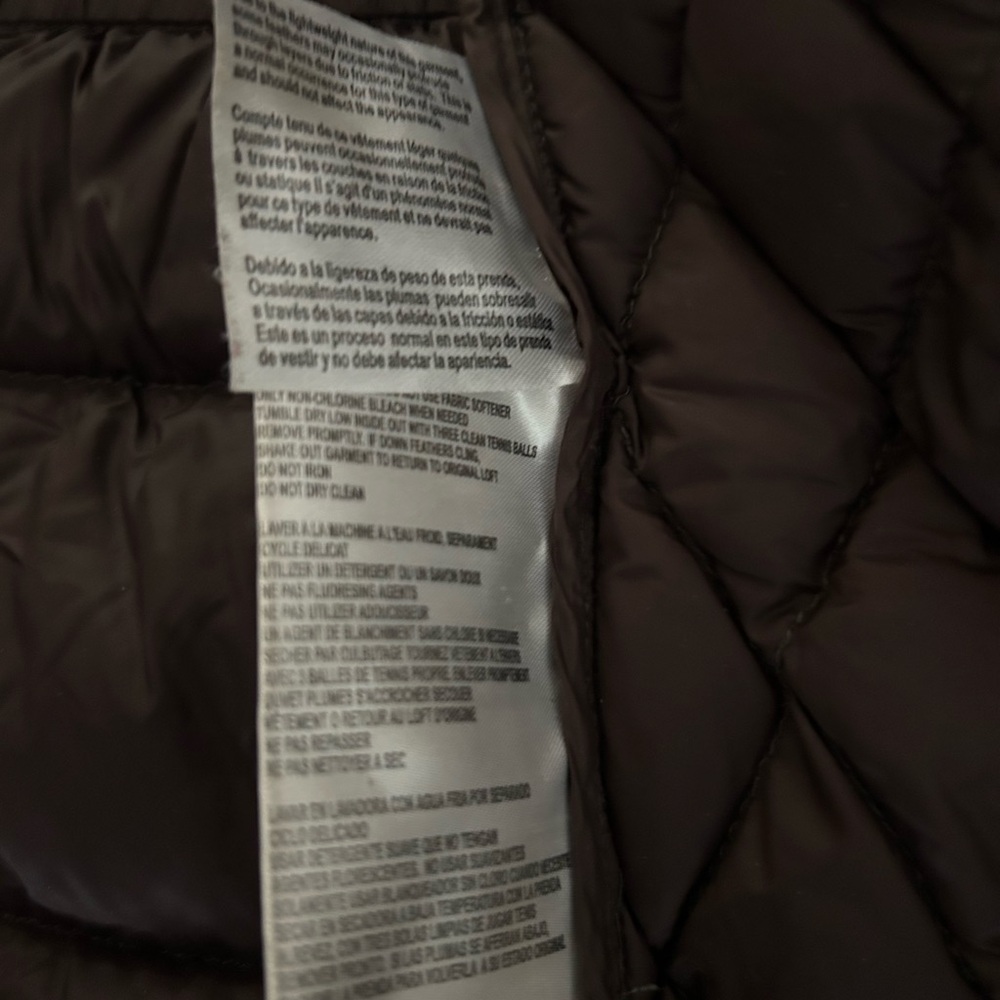 Michael Kors Dark Grey Quilted Puffer Coat - Picture 4 of 4